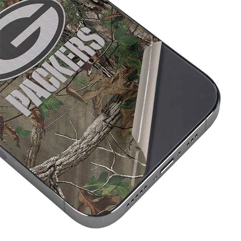 NFL Green Bay Packers Realtree Xtra Green Camo iPhone 16 Pro Skin